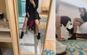 【木鸢bb】双女王调教贱狗,袜子塞嘴,sp,踩踏【下】-97LZTD-833832