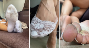 10小时法国女孩生活化臭丝袜臭棉袜闻舔原味臭汗脚调教Laufrenchfeet搬站合集