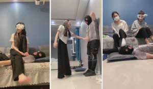 【精神小妹】被素人学生S爆踹狗头-97LZTD-83842