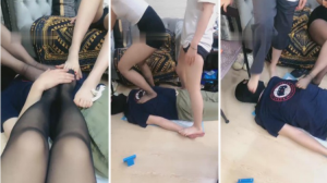 【红杉】三素人把狗当脚垫-97LZTD-83848