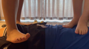 珂玥带18岁妹妹玩踩踏踢裆让狗奴舔脚-珂玥教坏素人妹妹-语言羞辱超刺激