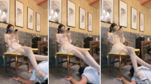 【沅芷】凳脚碾压狗爪人体脚垫-97LZTD-92548