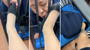 【冰色】囚禁狗笼高跟踩狗爪-97LZTD-96616