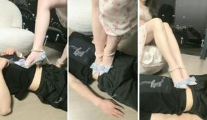 【诗琪】高跟美腿重度踢裆踩踏-97LZTD-102743