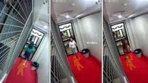 B569 - 无意识躺女厕通道被无数女踩-97LZTD-103036