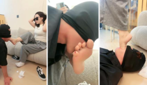 【辣姐】舔马桶-赏赐圣水-吃白袜-97LZTD-450629