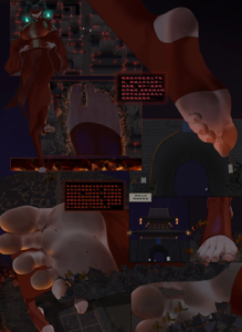 城镇原址只剩魔女巨大脚印-97LZTDGXFC-00000313270835