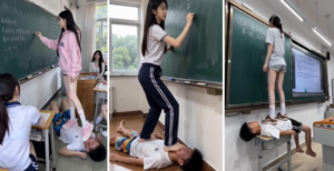 【段子先生】 美女老师体罚捣乱的男生-97LZTDGXFC-00000313271659