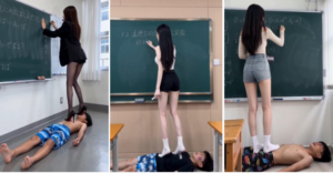 【段子先生】 美女老师体罚捣乱的男生-97LZTDGXFC-00000313271659