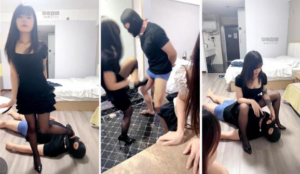 【柔柔】重度踢裆-踩踏恶臭死狗-97LZTDGXFC-00000313271725