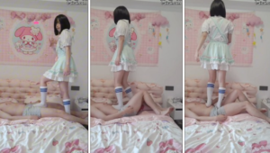 小猫得志学生jk棉袜全体踩肚子踩档-97LZTDGXFC-00000313271749