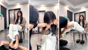 【素人饮水机】艺校女神汗脚羞辱-97LZTDGXFC-00000313271760