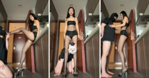 【绝黛】172露出调教的长腿老师惊艳的踩踏调教-97LZTDGXFC-00000313271878