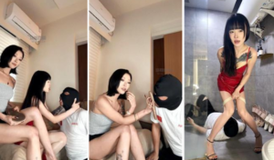 【安晴】双S-连环鞋抽耳光【双视角版】-97LZTDGXFC-00000313272193
