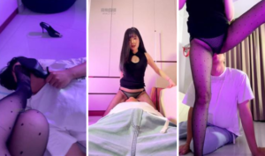 【婉纱Sama】波点丝袜美腿羞辱足控调教-97LZTDGXFC-00000313272195